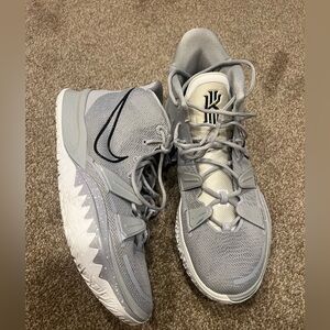 Nike Kyrie 7 TB Promo Grey Black White Basketball‎ DM5042-003 Mens Size 15